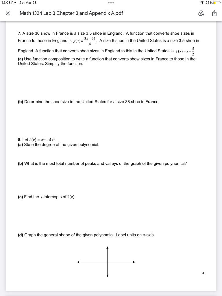 Solved Math 1324 Lab 3 Chapter 3 and Appendix A.pdf 7. A | Chegg.com