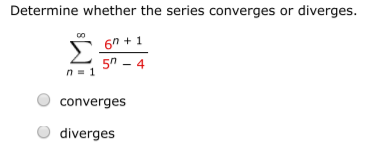 converges diverges calculator