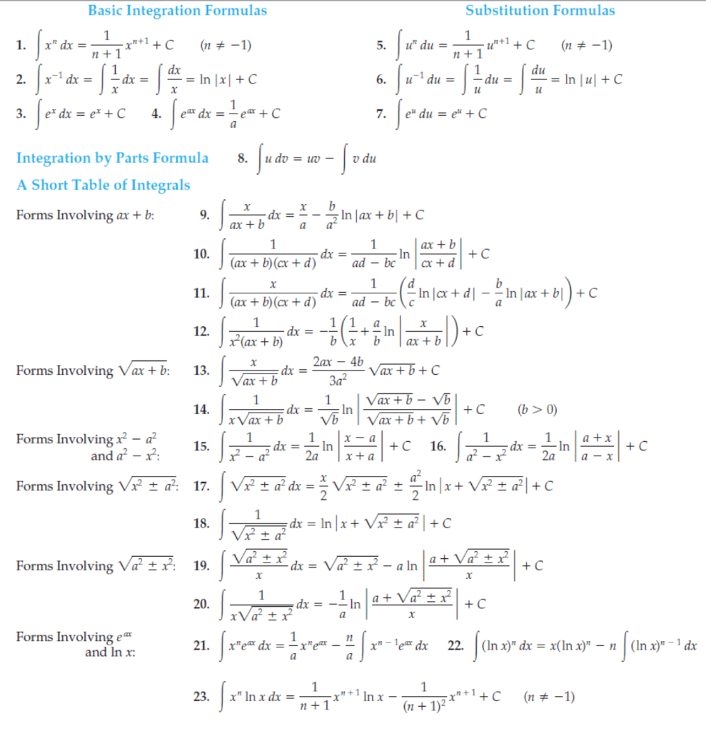 Solved For The Integral State The Number Of The Integrat Chegg Com