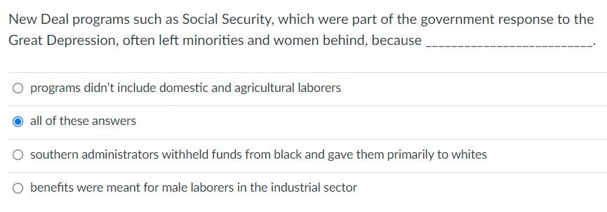 what makes social security different from other new deal programs