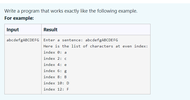 Solved Write a program that works exactly like the following | Chegg.com