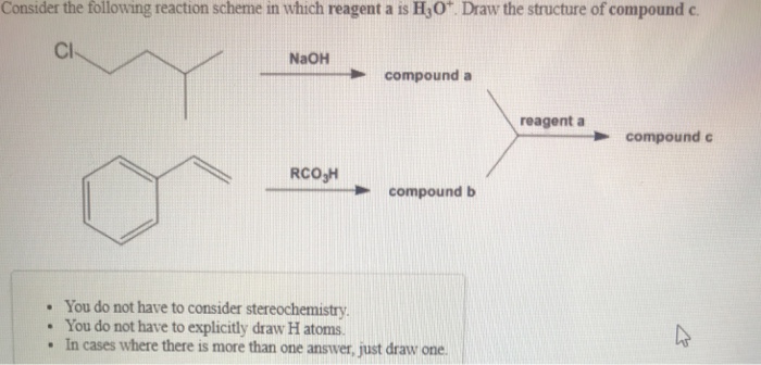Solved Consider the following reaction scheme in which | Chegg.com