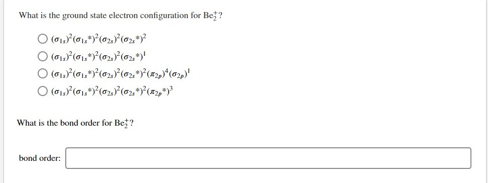 Solved What Is The Ground State Electron Configuration For | Chegg.com