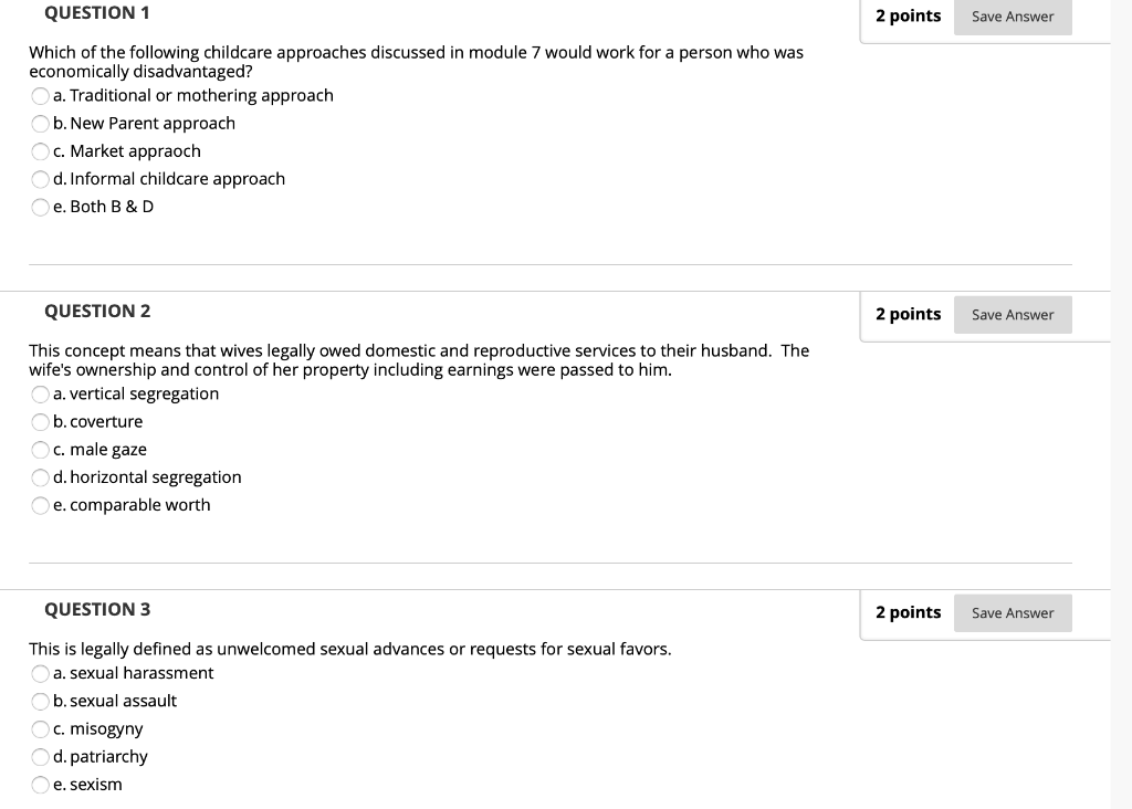 Solved QUESTION 1 2 points Save Answer Which of the | Chegg.com