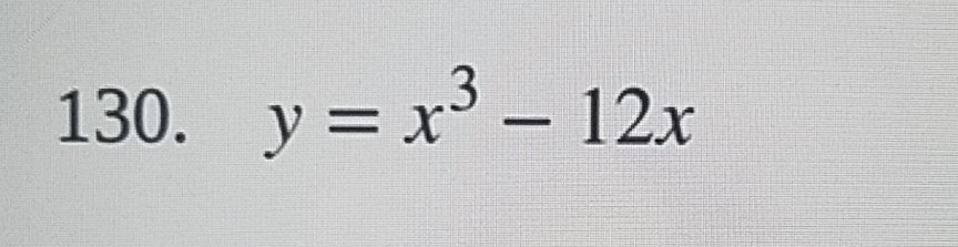 Solved For The Following Exercises, Find The Local And | Chegg.com