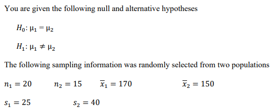 Solved Develop the appropriate decision rule, assuming a | Chegg.com