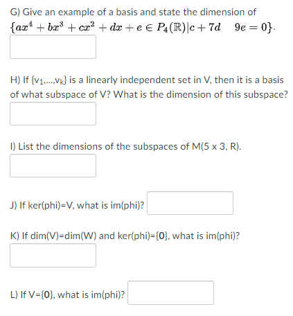 Unless Otherwise Specified Let V And W Be Finite Chegg Com