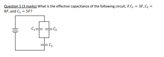 Solved Question 5 (3 marks) What is the effective | Chegg.com