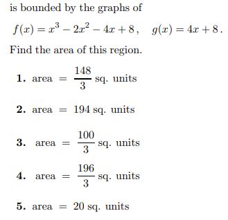 Solved is bounded by the graphs | Chegg.com