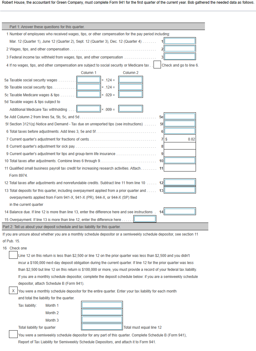 Additional Medicare Tax withholding. ×.009= 5 e