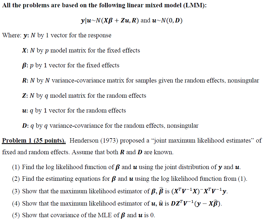 Textbook Generalized Linear And Mixed Models By Chegg Com