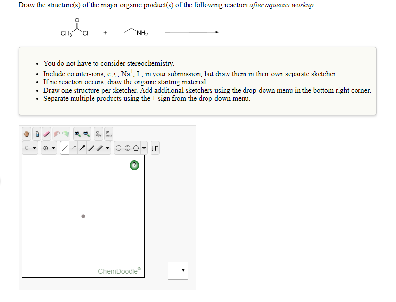 Solved Draw the structure(s) of the major organic product(s) | Chegg.com