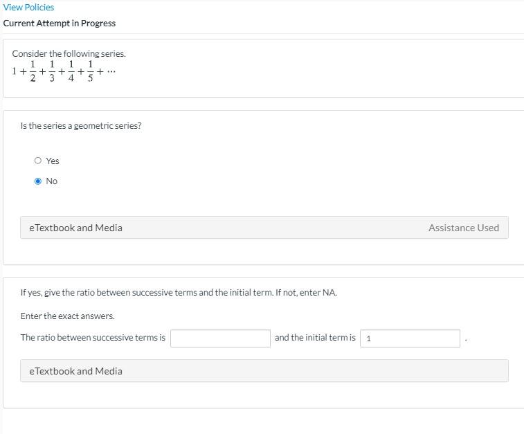 Solved View Policies Current Attempt in Progress Consider | Chegg.com