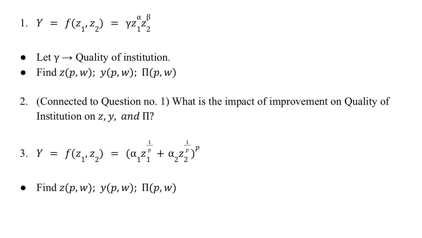 Solved Course : Advanced Microeconomics Topic : Theory of | Chegg.com