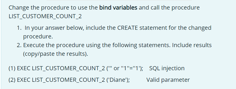 Solved Please solve it in a proper way. -- procedure with | Chegg.com