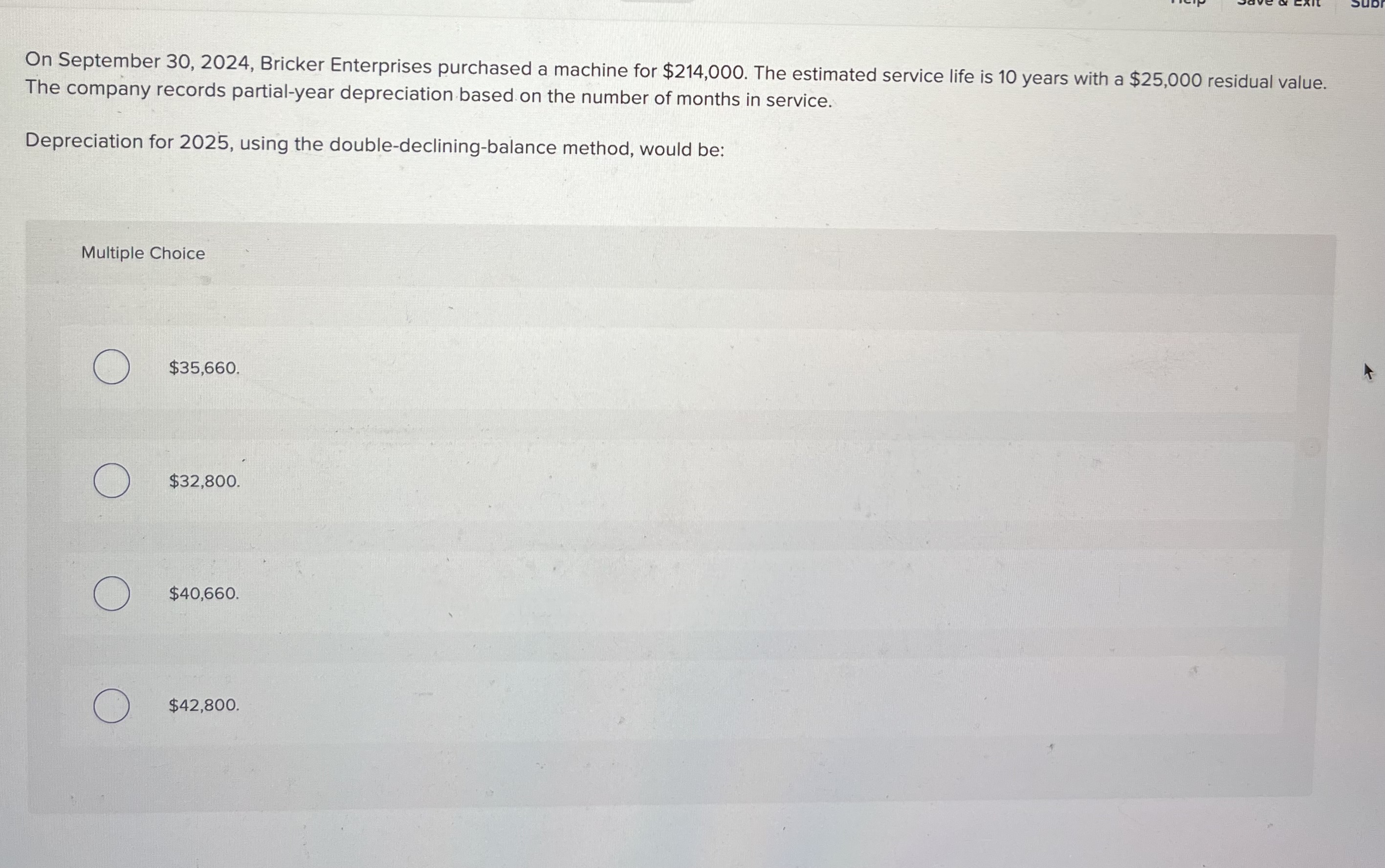 Solved On September 30,2024 , Bricker Enterprises purchased | Chegg.com