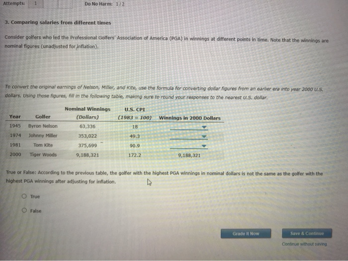 pga winnings last week