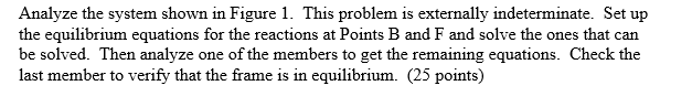 Solved Analyze the system shown in Figure 1. This problem is | Chegg.com