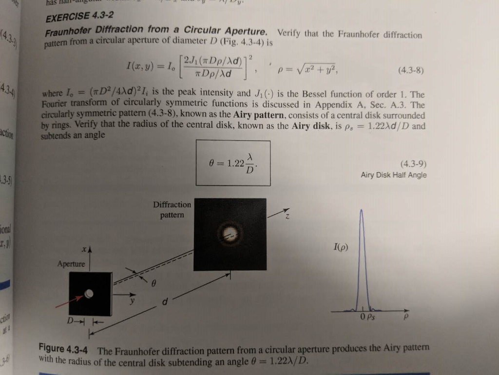 fraunhofer diffraction circular aperture