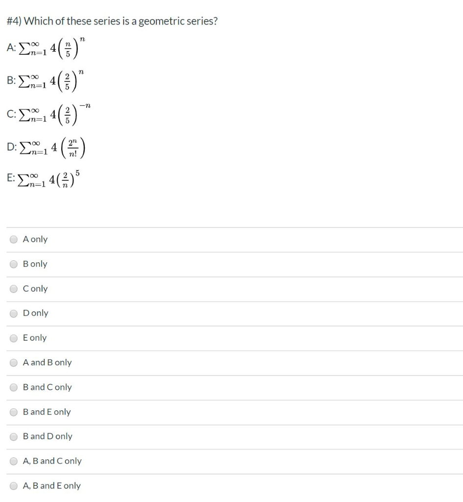 Solved Would It Just Be A And B? If Not, Please Explain Why | Chegg.com