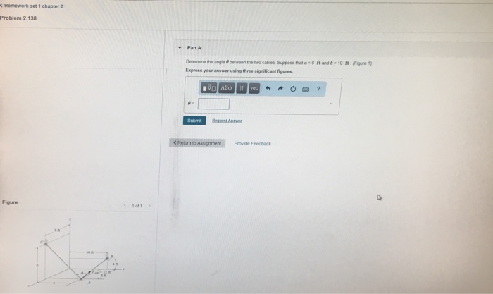 Solved Homework set 1 chapter 2 Problem 2.138 PartA 10 ft | Chegg.com