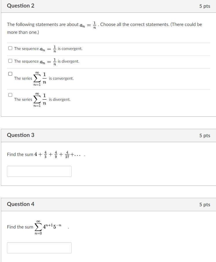 Solved Question 2 5 pts 1. Choose all the correct | Chegg.com