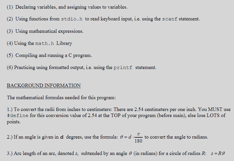 Solved Write a C program that that when executed will ask | Chegg.com