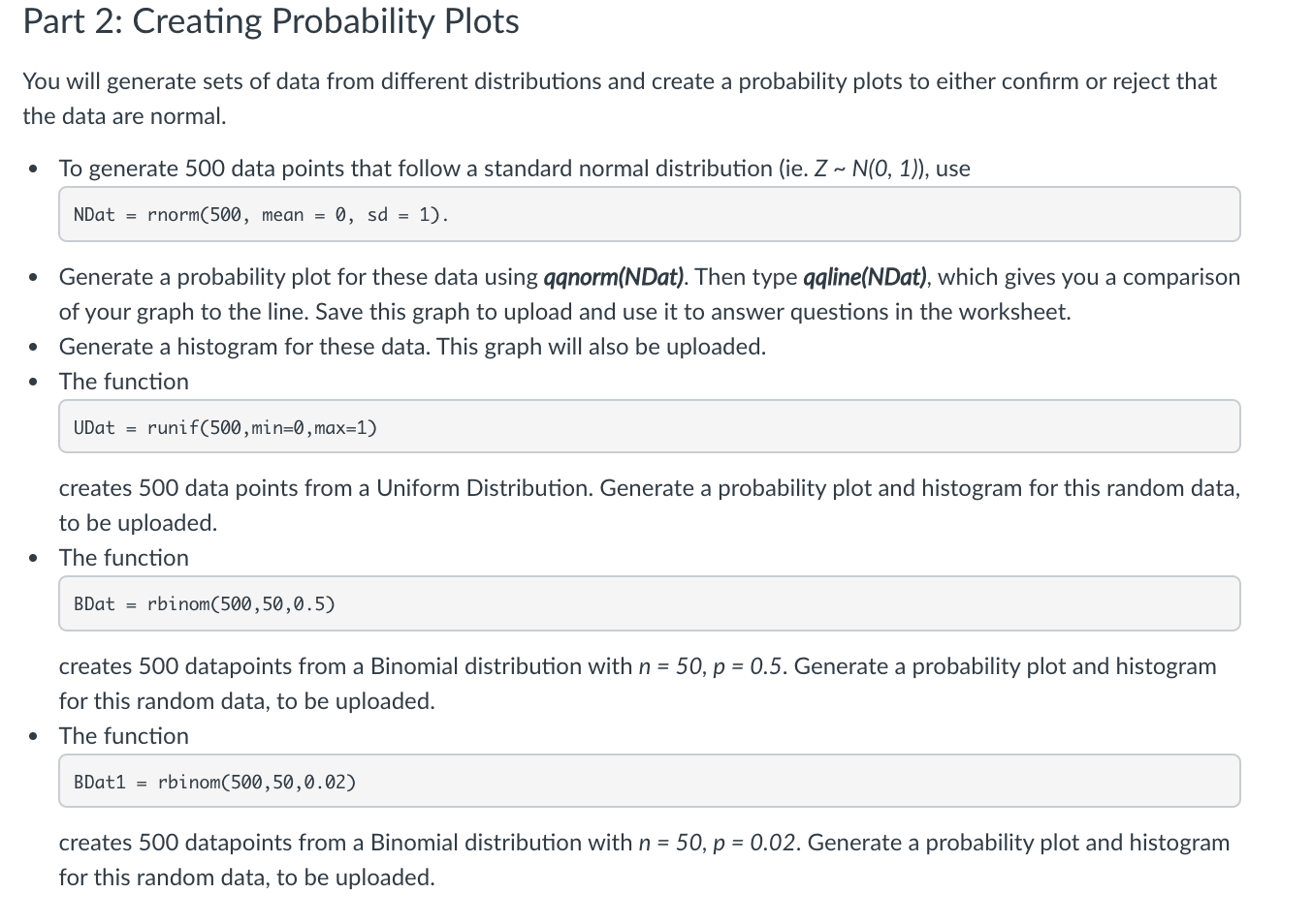 Solved Questions from Part 2 1. Of the four random data sets | Chegg.com