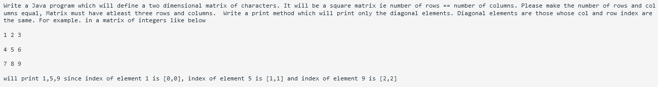 Solved Write a Java program which will define a two | Chegg.com
