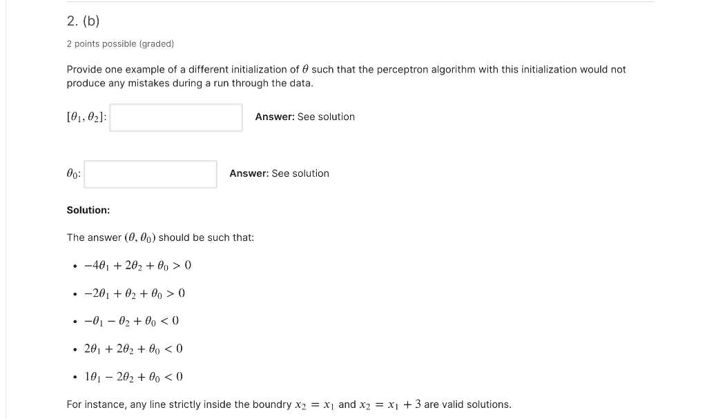 Solved 2. (b) 2 points possible (graded) Provide one example | Chegg.com