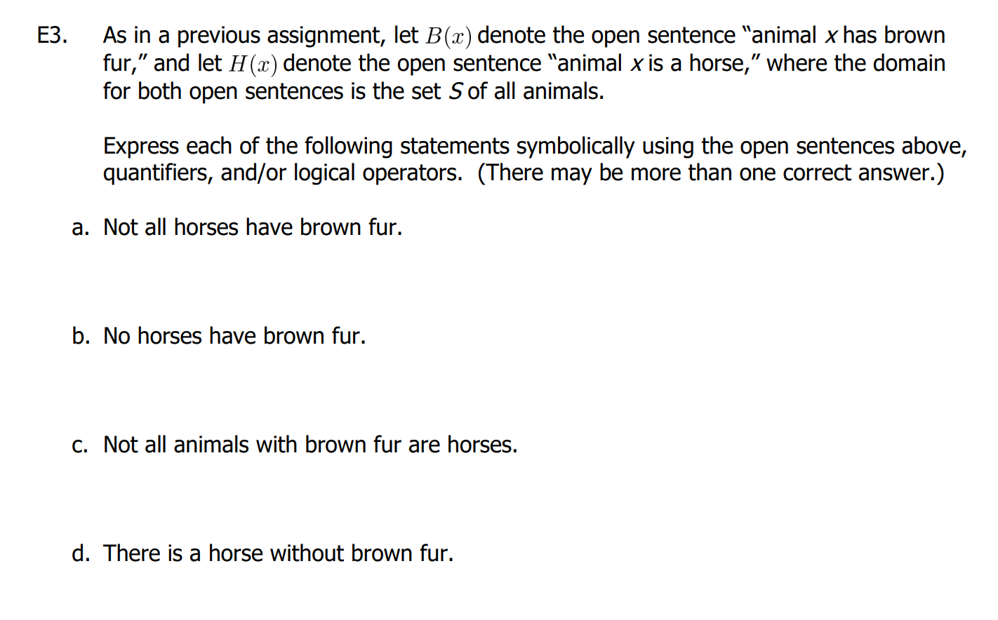 Solved 23. As in a previous assignment, let B(x) denote the | Chegg.com