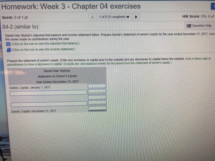 Solved Homework: Week 3 score: 0 of 1 pt S4-2 (similar to) | Chegg.com
