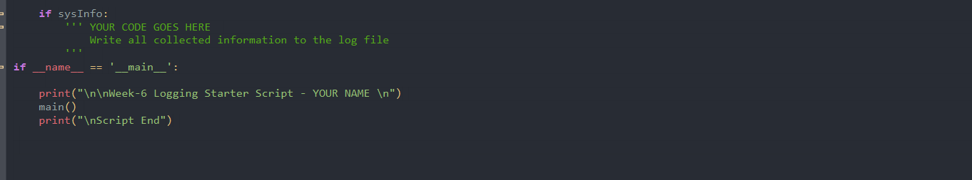 Solved Using the provided Starter Script as a baseline, you | Chegg.com
