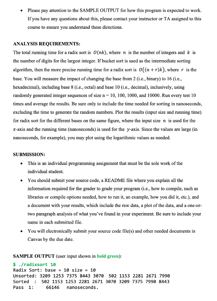 PROGRAM DESCRIPTION: In this assignment, you will (1) | Chegg.com