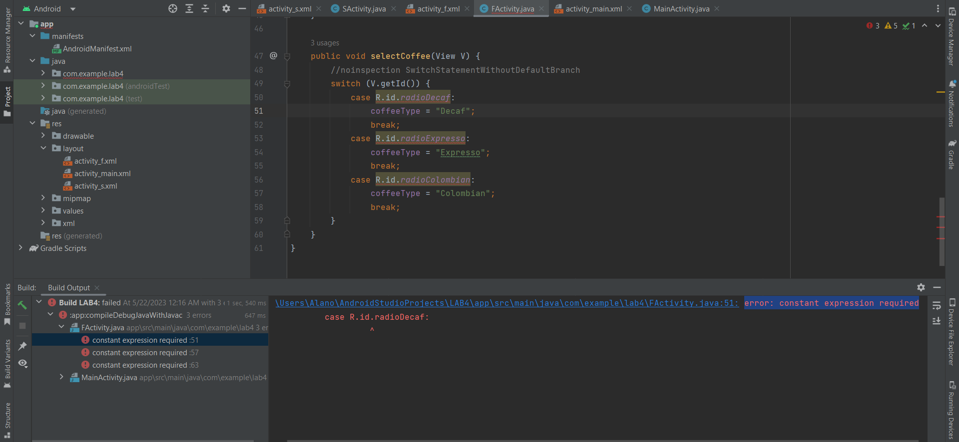 Solved i have a problem here please help me with code not | Chegg.com