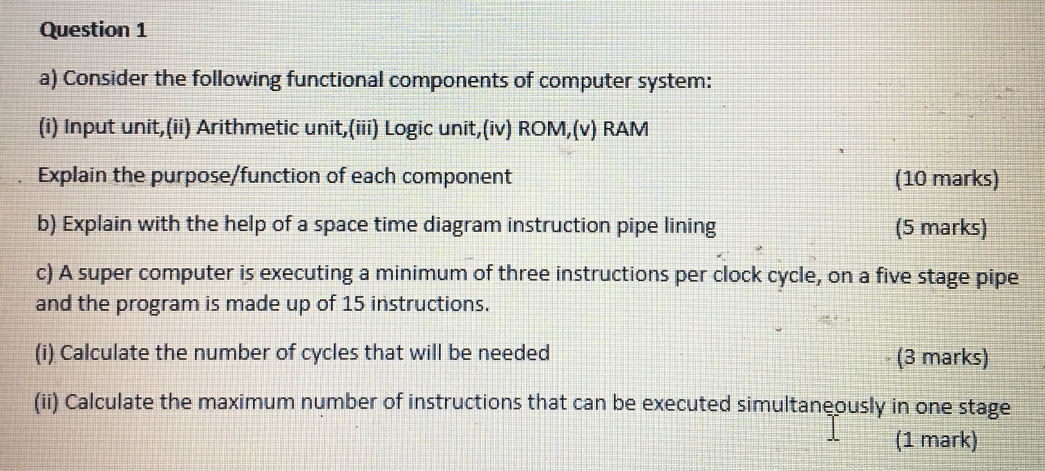 Question 1 A Consider The Following Functional Chegg Com