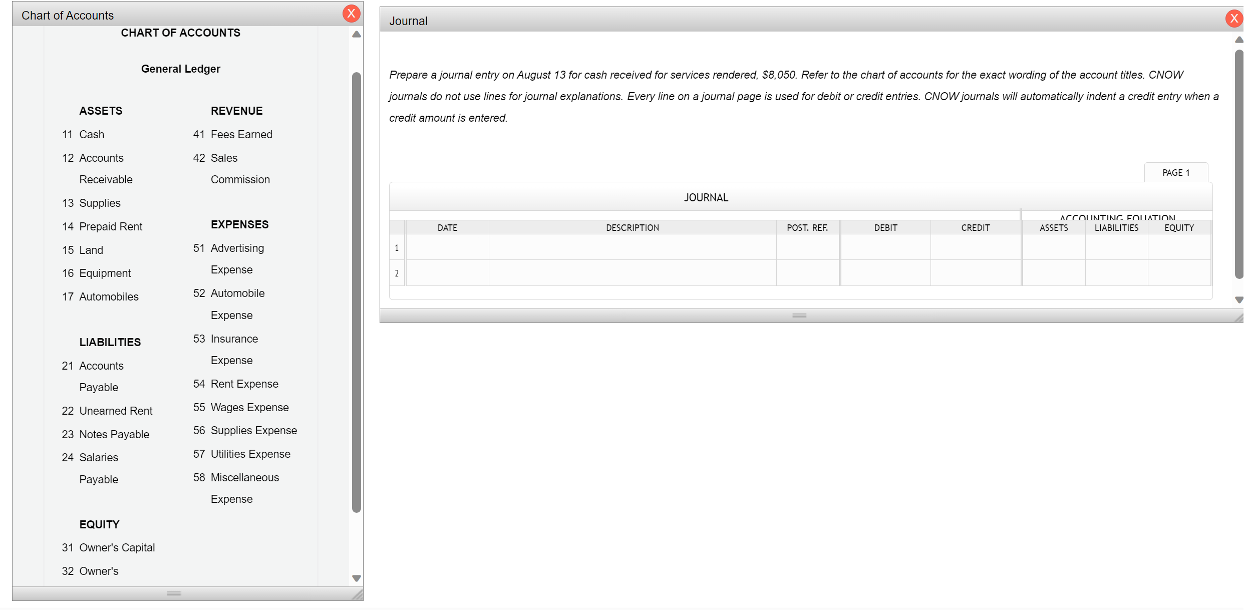 Solved Prepare a journal entry on August 13 for cash | Chegg.com