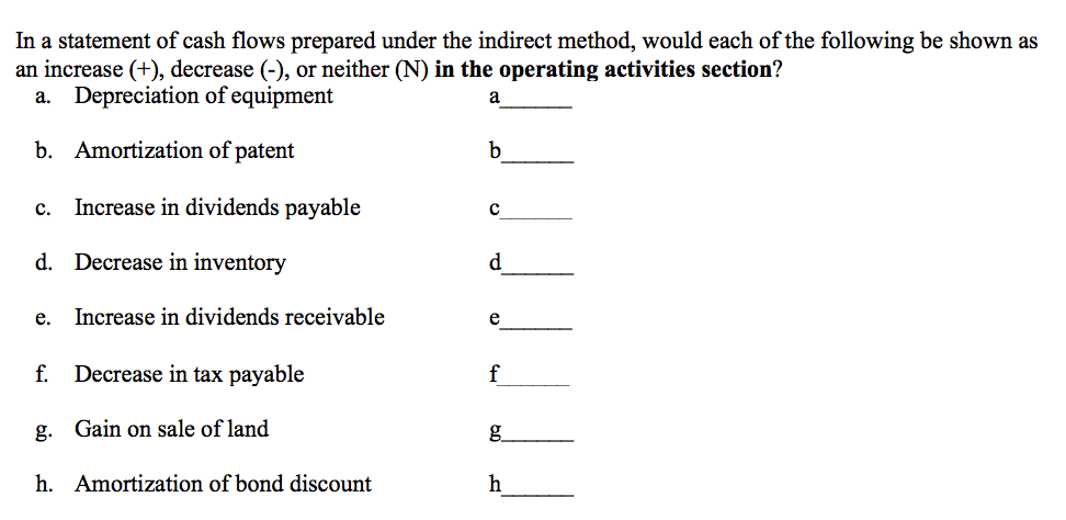 what is reported in the statement of cash flows