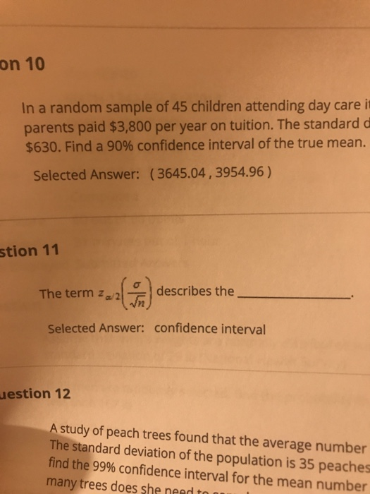 Solved on 10 In a random sample of 45 children attending day | Chegg.com
