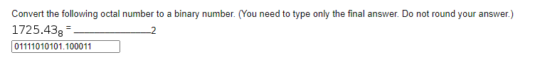 Solved Convert the following octal number to a binary | Chegg.com