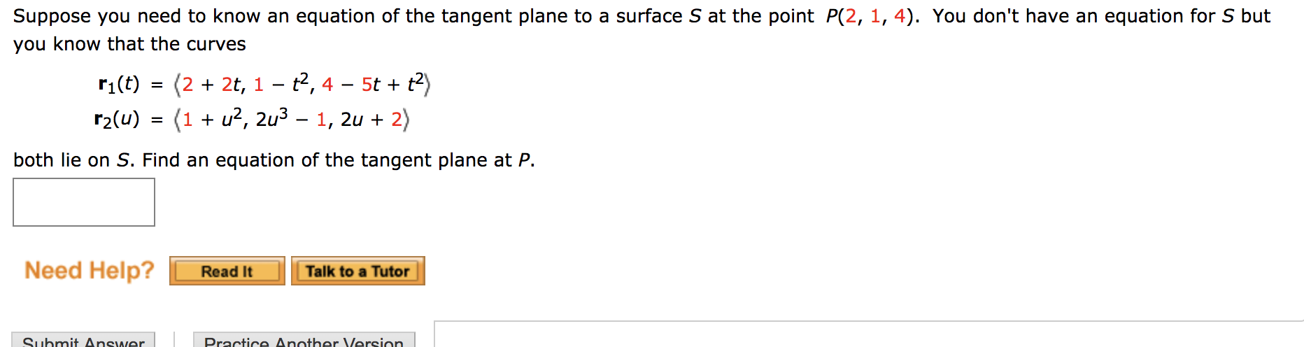 Solved Suppose You Need To Know An Equation Of The Tangent | Chegg.com