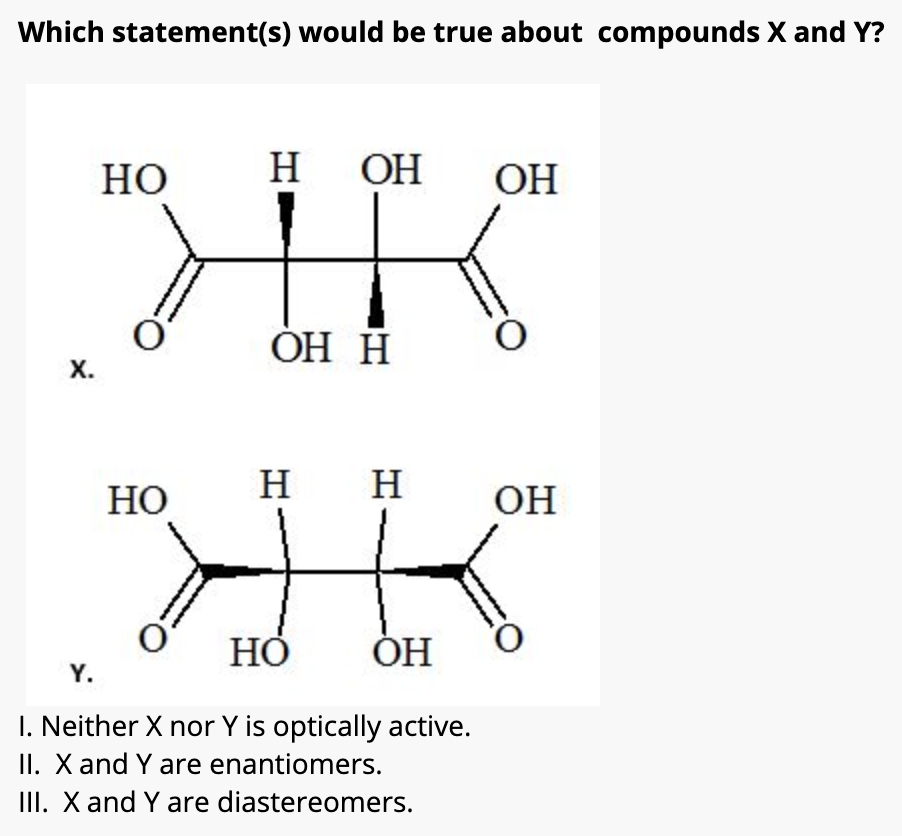 Solved Which Statement S Would Be True About Compounds X Chegg Com