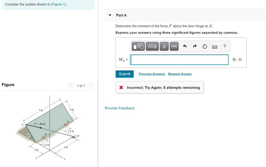 Solved Consider The System Shown In (Figure 1). Part A | Chegg.com