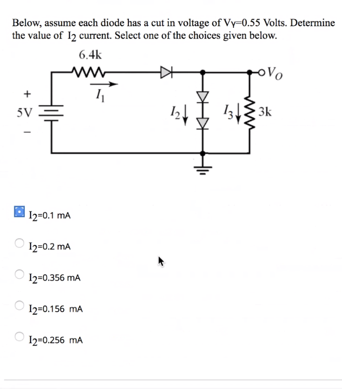 Solved Below, assume each diode has a cut in voltage of