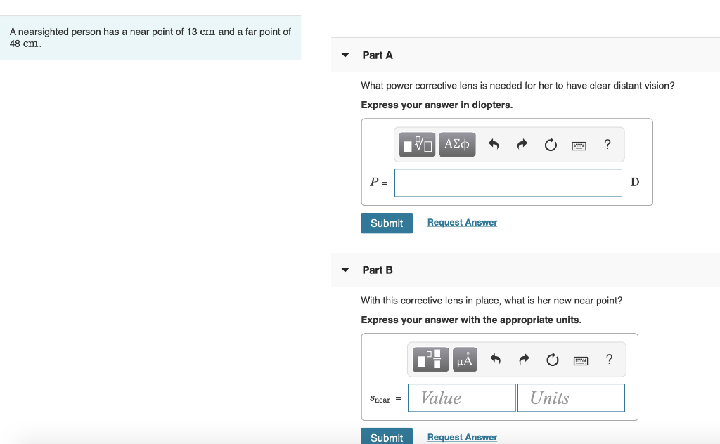 solved-a-nearsighted-person-has-a-near-point-of-13-cm-and-a-chegg