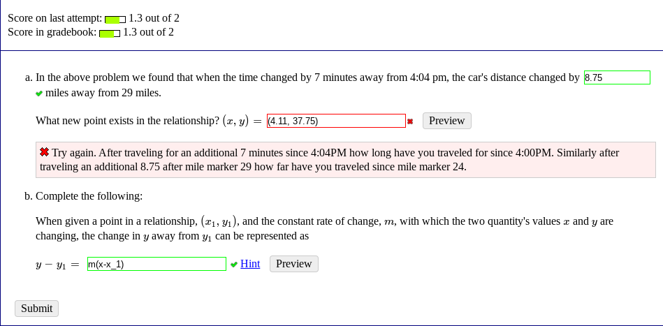 Score On Last Attempt Score In Gradebook 1 3 Out Of Chegg Com