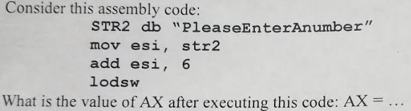 Strb Function Help Assembly Consider this assembly code: STR2 db | Chegg.com