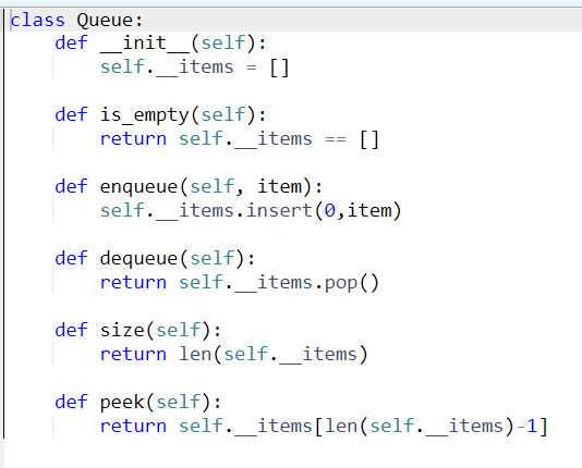 Solved An implementation of the Queue ADT is shown in the | Chegg.com