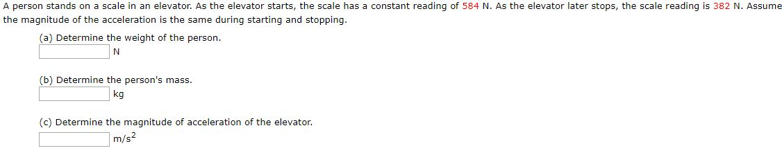 Solved A Person Stands On A Scale In An Elevator. As The | Chegg.com