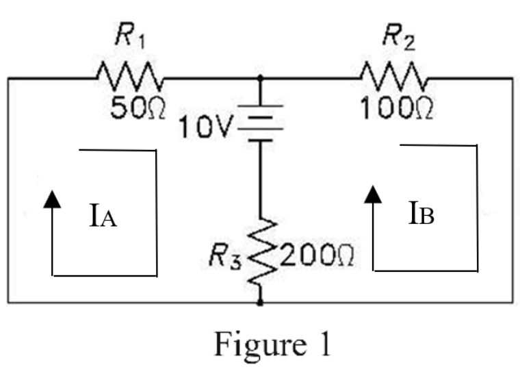 Refer to Figure 1. ﻿What is the current flowing | Chegg.com